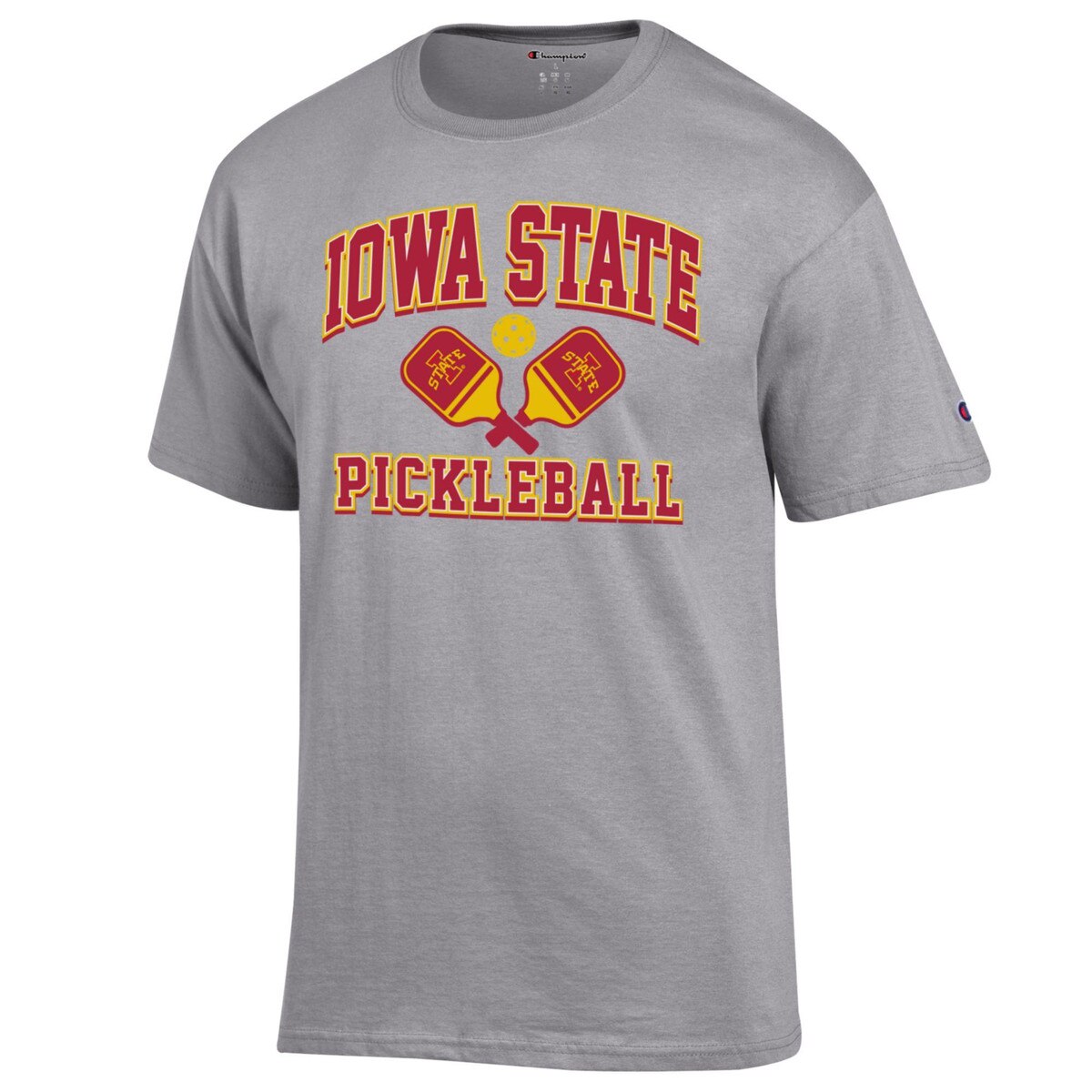 Champion® Iowa State Pickleball Gray T-Shirt